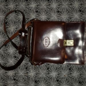 Vintage Handle+shoulder strap utility Satchel